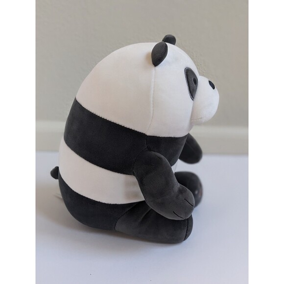 Miniso Life Cartoon Network We Bare Bears Sitting Panda Stuffed Plush Animal 11" - Picture 6 of 9